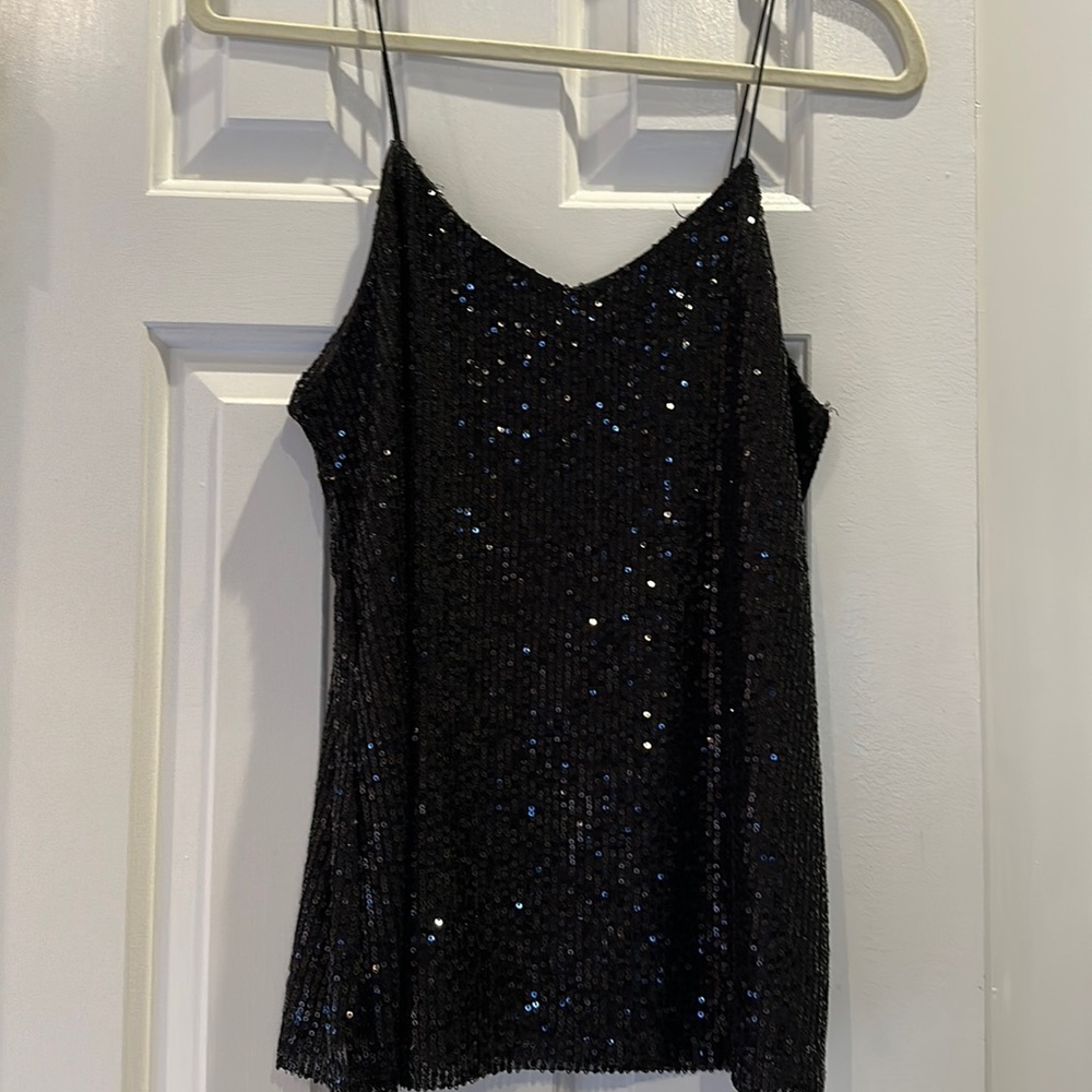 Muche Muchette Black Sequins Top